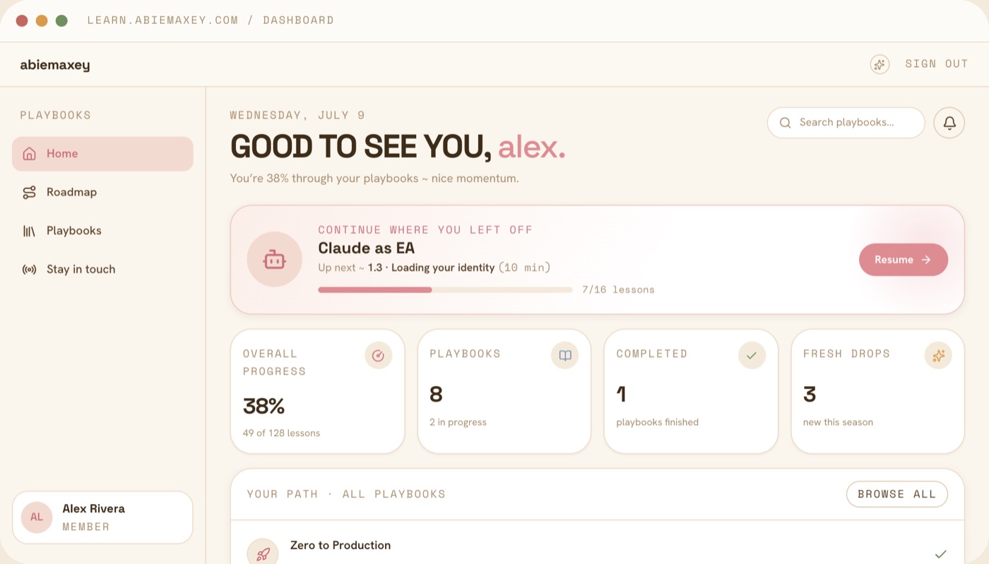 Portal dashboard