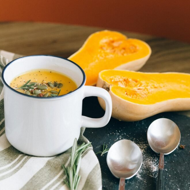 Cozy Butternaut Squash Soup & Grilled Cheese Recipe