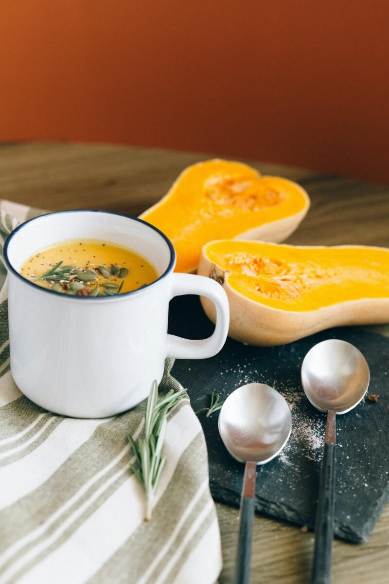 Cozy Butternaut Squash Soup & Grilled Cheese Recipe